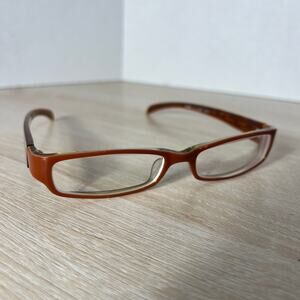 Bauhaus Concept 25 Col.491 Eyeglasses Brown Frames Thin Rectangular 53-17